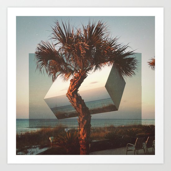 twisted palm Art Print