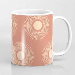 Sun Pattern - Dust Pink Coffee Mug