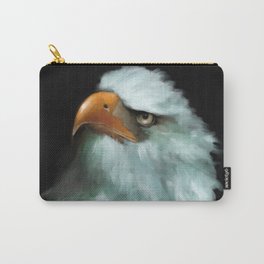 Eagle portrait painting Carry-All Pouch