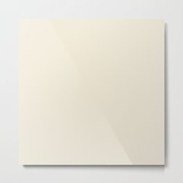 Simply Solid - Egg Shell Metal Print | Simplistic, Tan, Homely, Simple, Pure, Ordinary, Graphicdesign, Color, Clear, Plain 