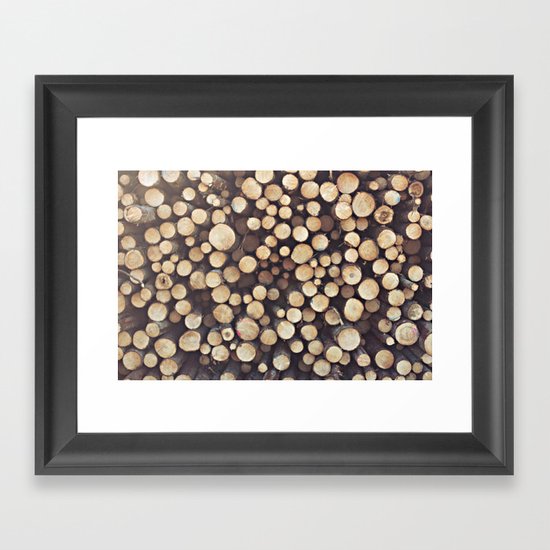 If I wood, wood you? Framed Art Print