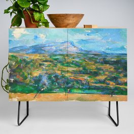 Paul Cézanne Mont Sainte -Victoire Credenza