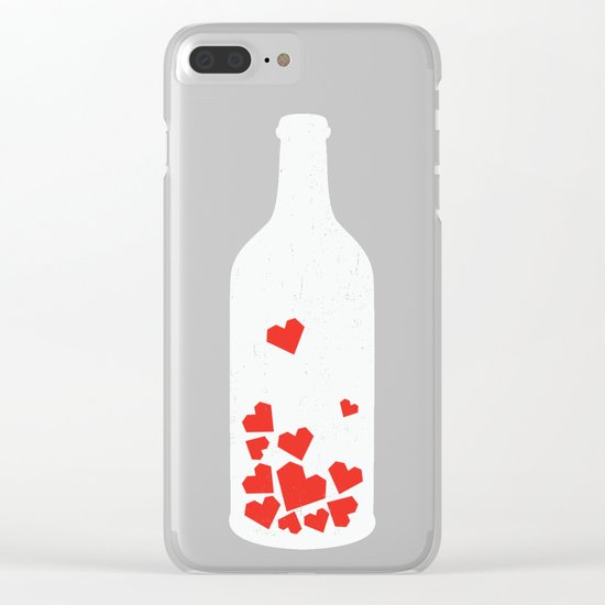 Message in a bottle Clear iPhone Case