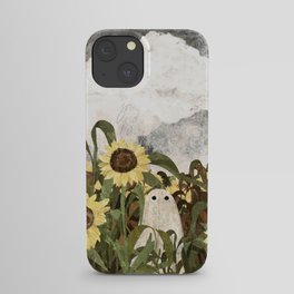 There's A Ghost in the Sunflower Field Again... iPhone Case