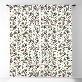 Lucky Ladybugs and Clovers Pattern Blackout Curtain
