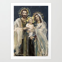 The Holy Family VI Art Print