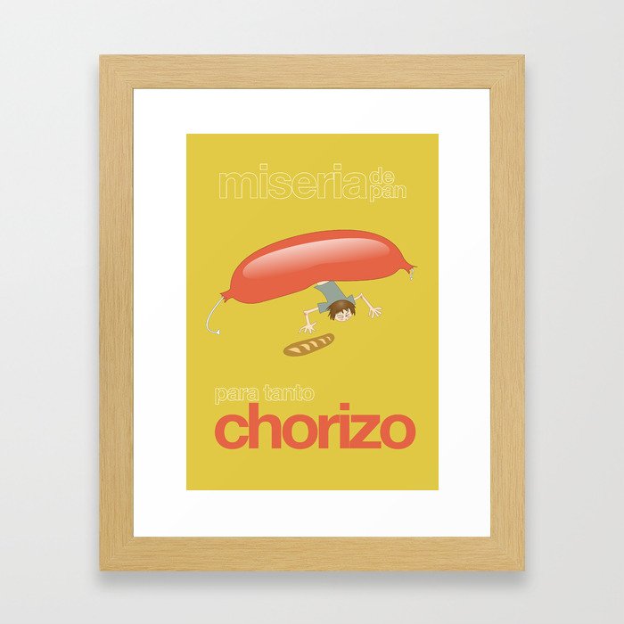 Chorizo Framed Art Print