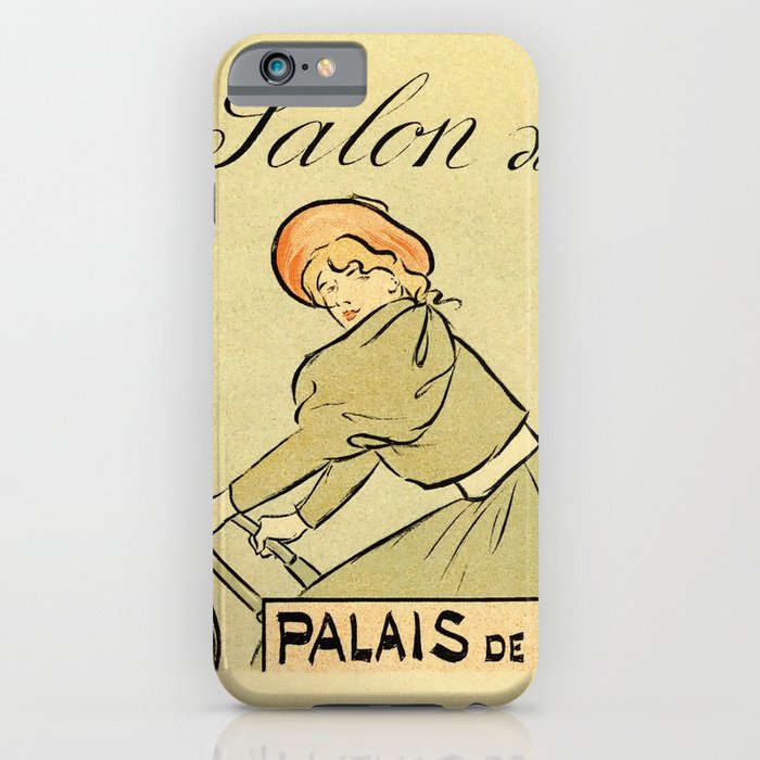 1894 Paris Second Expo of the bicycle horizontal banner iPhone Case