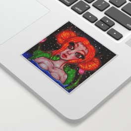 Ginger Lotus Sticker