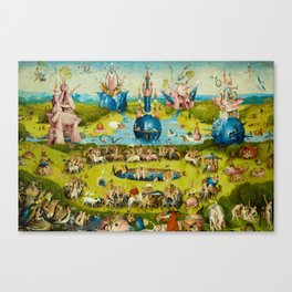 The Garden of Earthly Delights (1503-1515) — Hieronymus Bosch Canvas Print