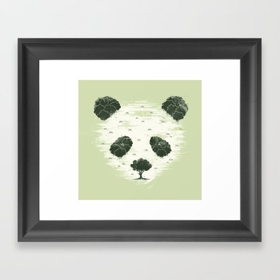 Deforestation Framed Art Print