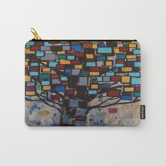 :: Stained Glass Tree :: Carry-All Pouch