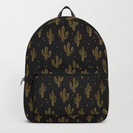 Golden Cacti (Gold Texture) Backpack