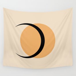Full / Crescent Moon Abstract II Wall Tapestry