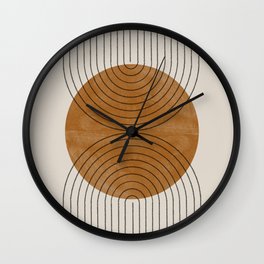 Perfect Touch Wall Clock | Retro, Watercolor, Moon, Boho, Geometric, Summer, Minimalist, Wall Gallery, Line Art, Wild 