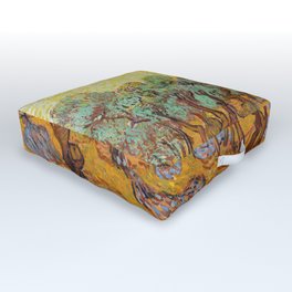 Vincent van Gogh "Olive Trees with Yellow Sky and Sun" Outdoor Floor Cushion