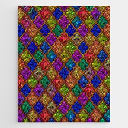 Jewels Moroccan pattern design Jigsaw Puzzle