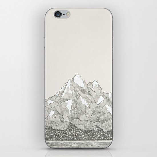 The Mountains and the Woods iPhone & iPod Skin