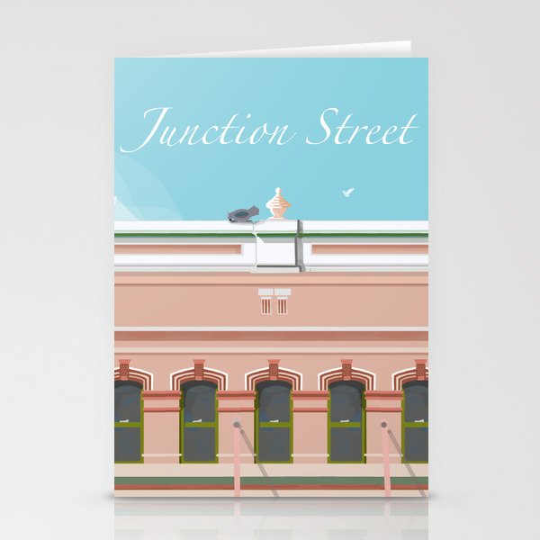 Junction Street Art Deco façade  Stationery Cards