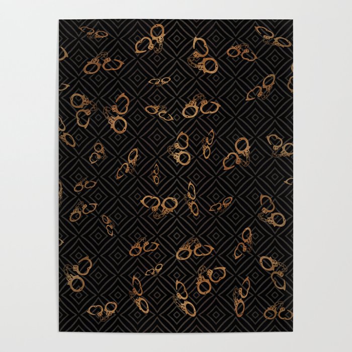 Understated Handcuffs Poster