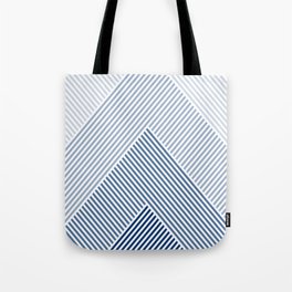 Blue Shades Lines  Tote Bag