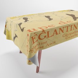 Henri de Toulouse-Lautrec - Troupe Mademoiselle Eglantine Tablecloth