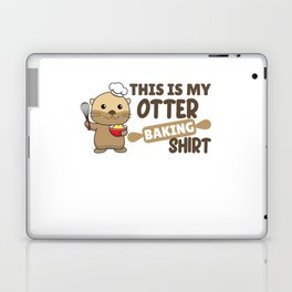 My Otter Back Shirt - Funny Otter Pun Laptop Skin