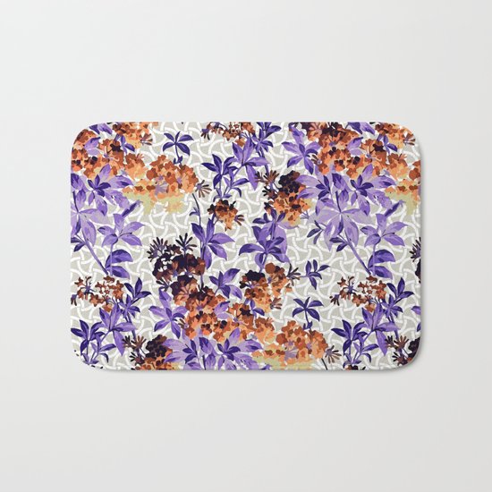 Neon Exotic Garden Bath Mat