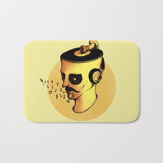 Record Player - ANALOG zine Bath Mat