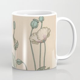 White Poppy Mug