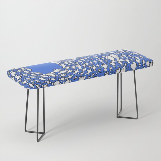 School Of Fish Bench By Hennabyhilary Society6