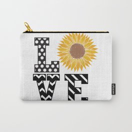 Sunflower Love Carry-All Pouch