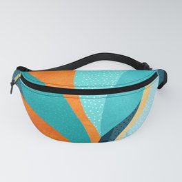 Abstract Tropical Foliage Fanny Pack