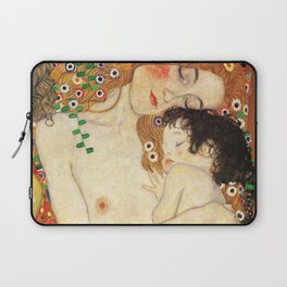 Mother and Baby - Gustav Klimt Laptop Sleeve