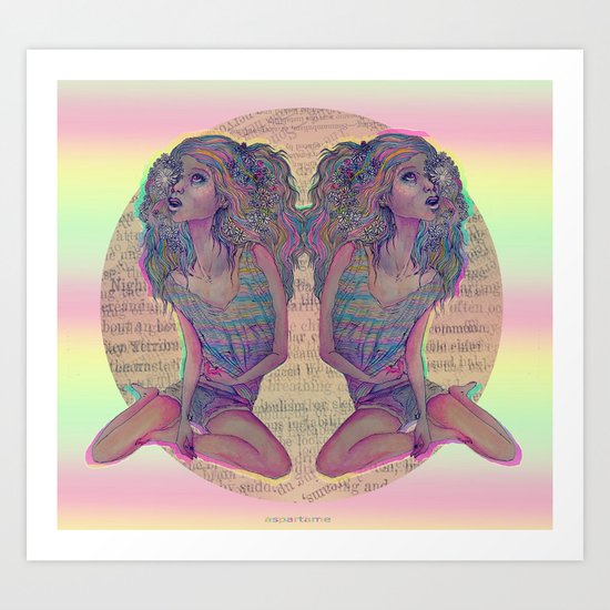 pastel Art Print