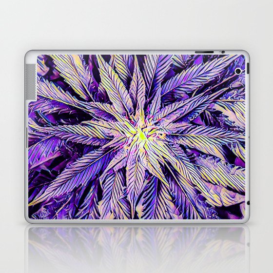 Purple Cannabis Dream Laptop & iPad Skin