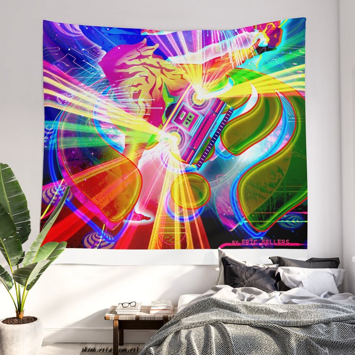 Speakerbox Bassnectar Art Wall Tapestry