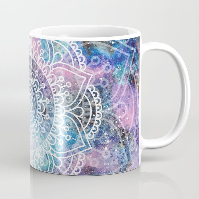 Mandala Dream | Watercolor Galaxy Painting Coffee Mug