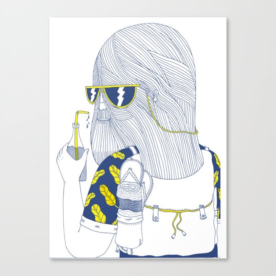Summer Monster Canvas Print