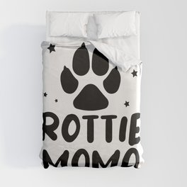 Rottie Mama Duvet Cover