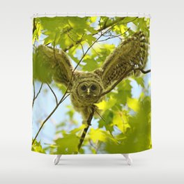 Look at me mom Shower Curtain