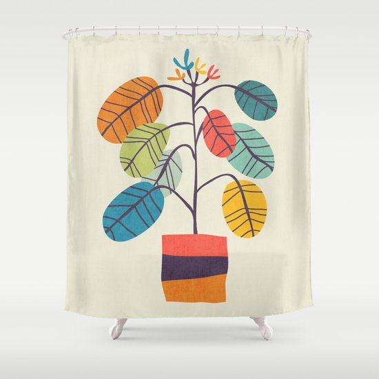Potted plant 2 Shower Curtain