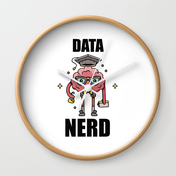 Data Nerd Wall Clock