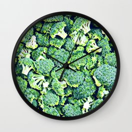 Broccoli Vert 2 Wall Clock