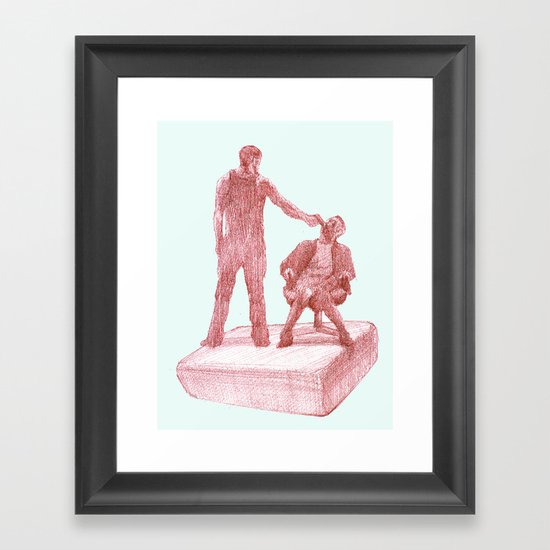fight club Framed Art Print