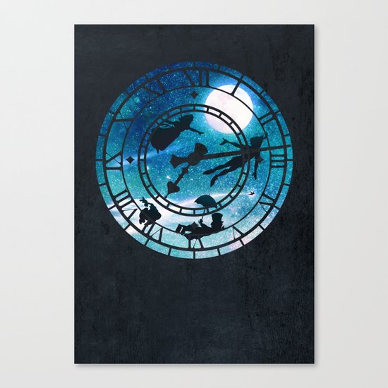 Straight on 'til morning Canvas Print
