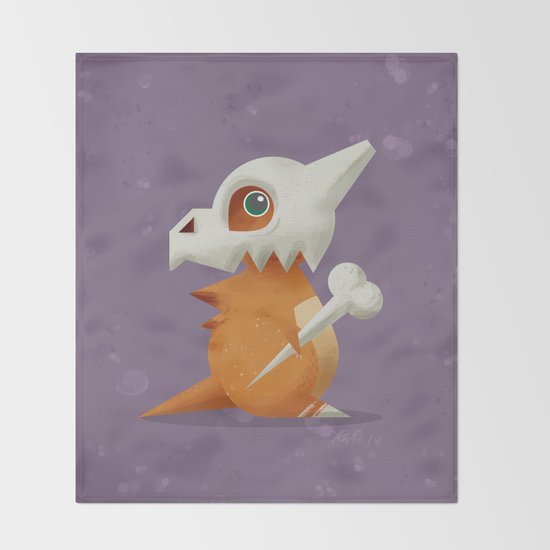 104 Cubone Throw Blanket