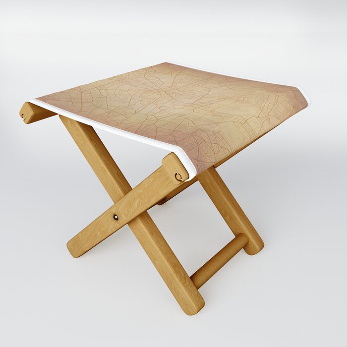 Berlin vintage map Folding Stool