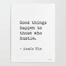 Anaïs Nin quote Poster