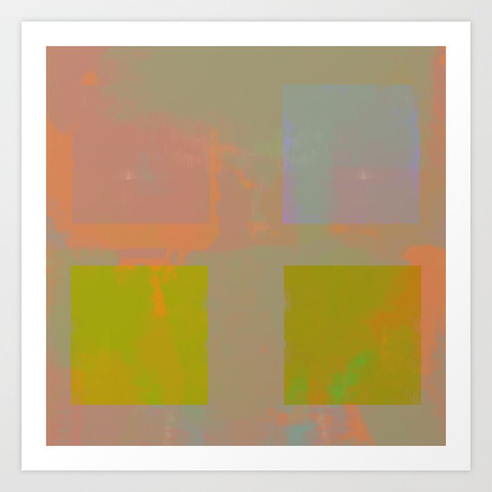Abstract Geometry No 2 Art Print